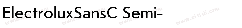 ElectroluxSansC Semi字体转换 ElectroluxSansC Semi字体转换